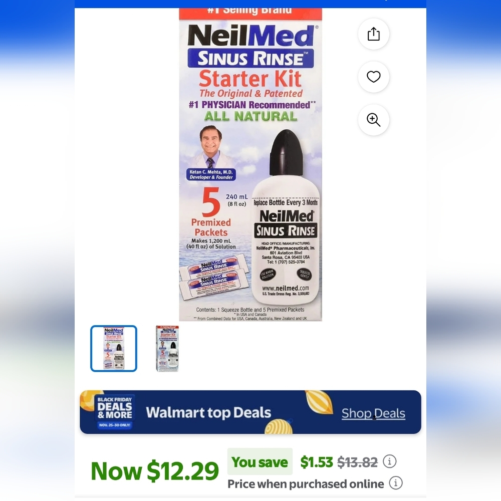 NeilMed Sinus Rinse Kit - Picture 13 of 14